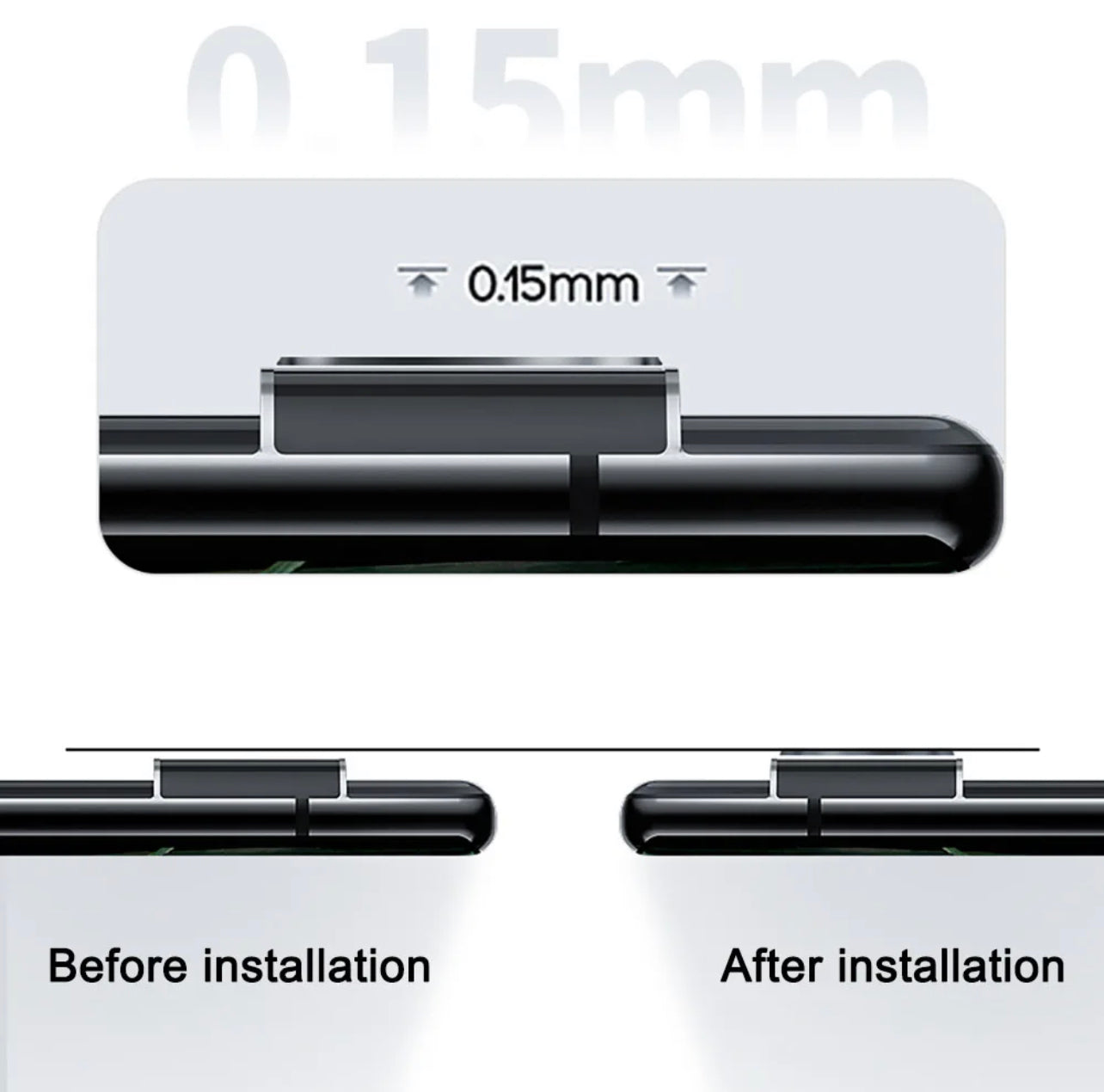 Yamizoo Branded Premium 9H Clear Camera Lens Protector - 1pc pour Apple iPhone 11 Series Yamizoo Branded Premium 9H Clear Camera Lens Protector - 1pc pour Apple iPhone 11 Series